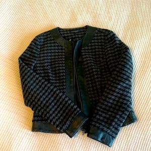 For Cynthia Houndstooth Jacket